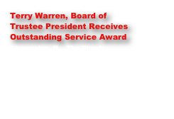 Terry Warren, Board of Trustee President Receives Outstanding Service Award
Champaign, IL.  The Illinois Association of Fire Protection Districts hosted its 78th Annual Conference at the I-Hotel Conference Center June 23-25, 
Read More